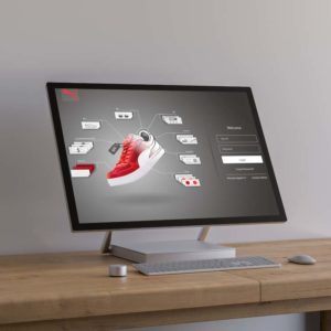 Surface Studio On Table Mockup by Anthony Boyd Graphics