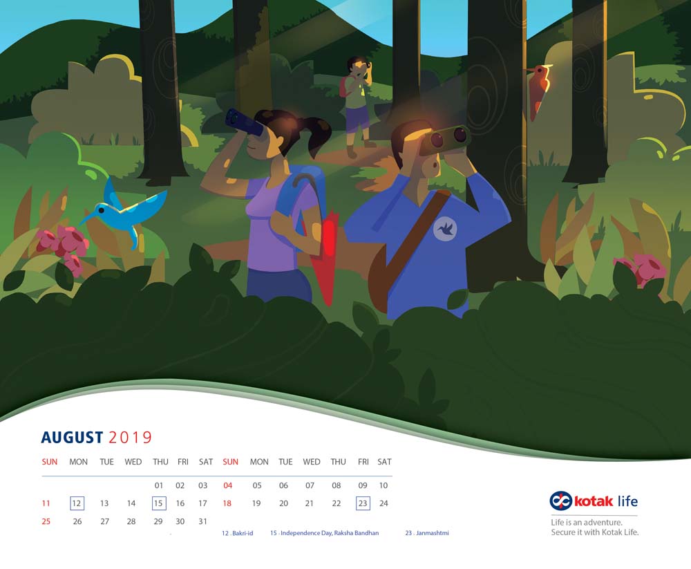 calendar page artboardsDEC4